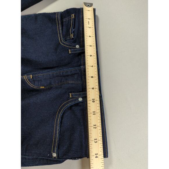 Levis 311 Shaping Skinny Jeans Womens Dark Wash Blue Stretch Mid Rise Denim 27 - Picture 8 of 13